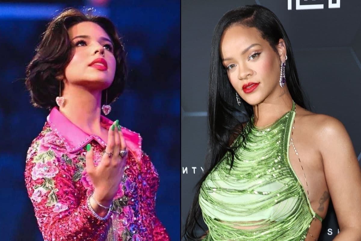 Rihanna invita a Ángela Aguilar a ser parte de su show.