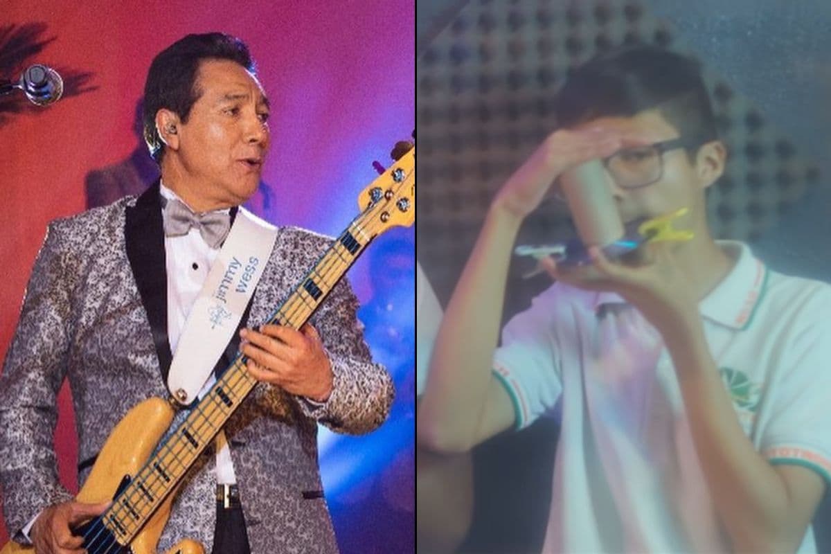 Estudiantes crean instrumentos con material reciclado para interpretar 17 años de Los Ángeles Azules