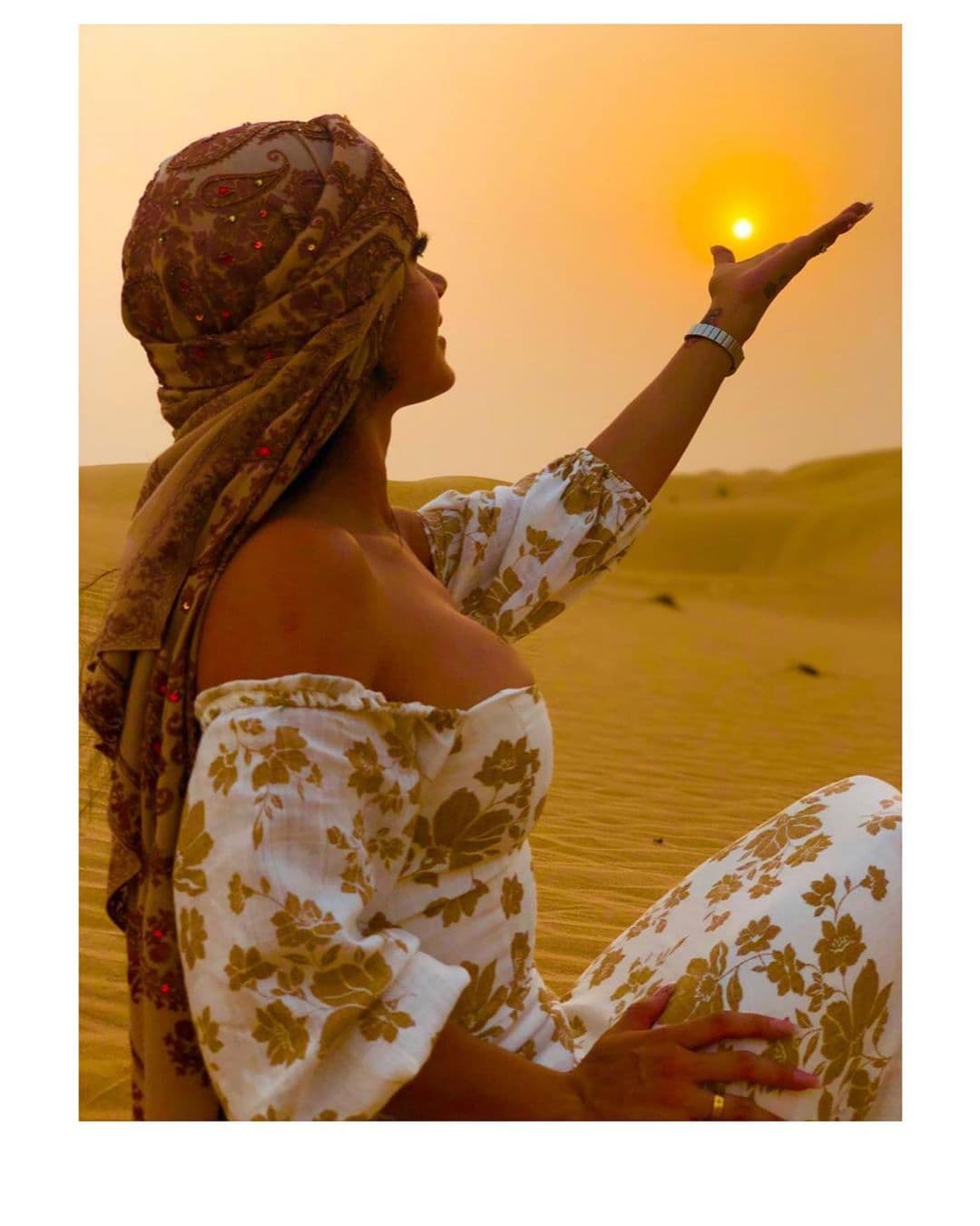 Y disfrutaron el atardecer que solamente puedes admirar en este destino.