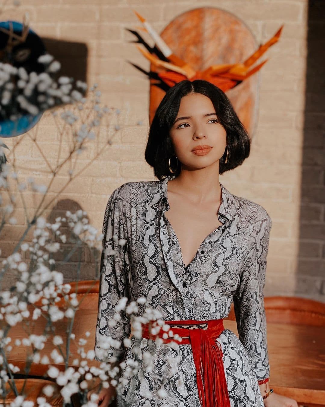 La intérprete de 17 años se personificó como la catrina en sus redes sociales