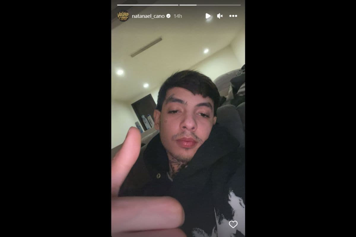 Natanael Cano publica tras salir del hospital, luego de su accidente en moto.