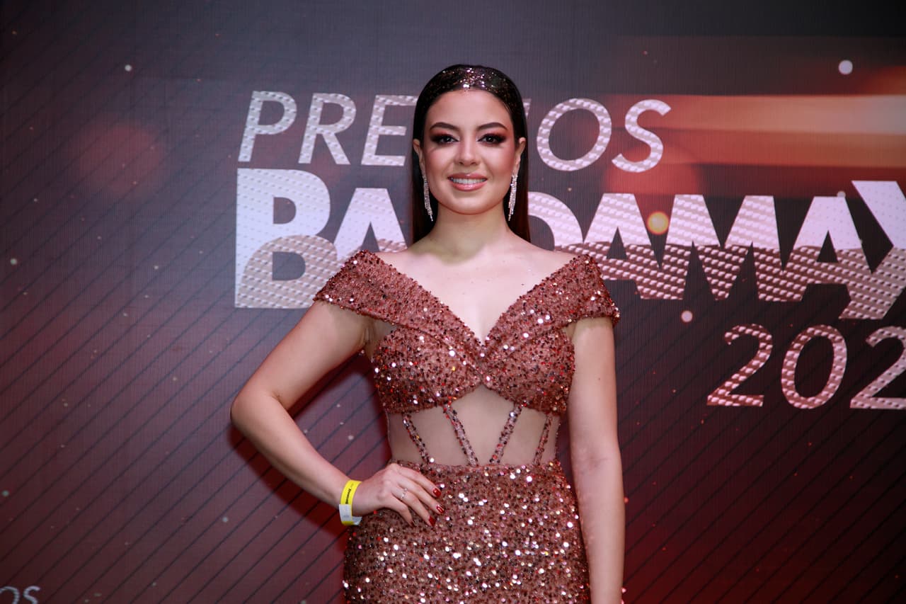 Janeth Valenzuela en los Premios Bandamax 2022.