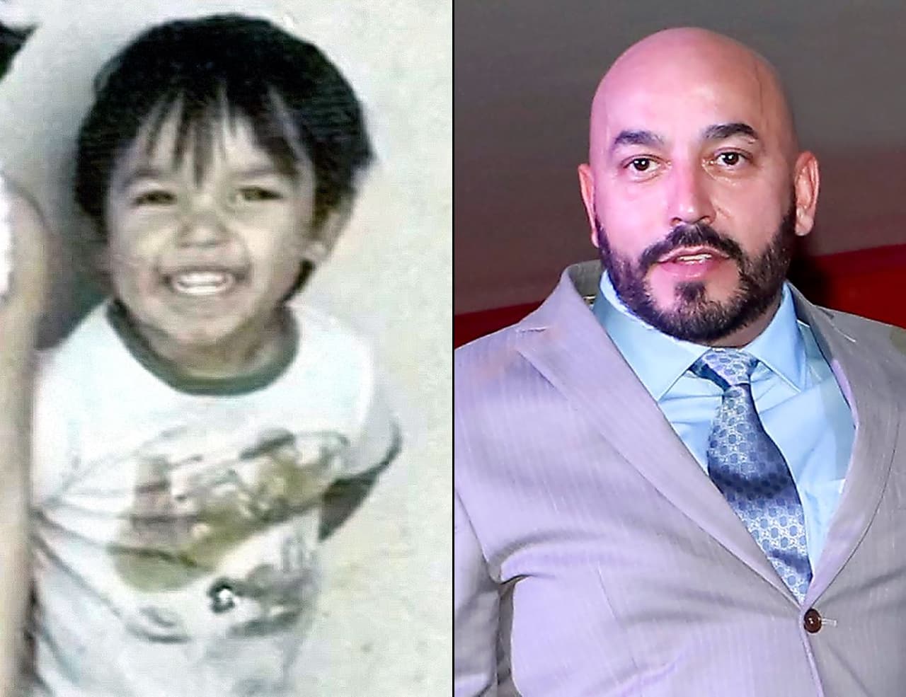 Así se veía Lupillo Rivera cunado era un niño y tenía cabello.