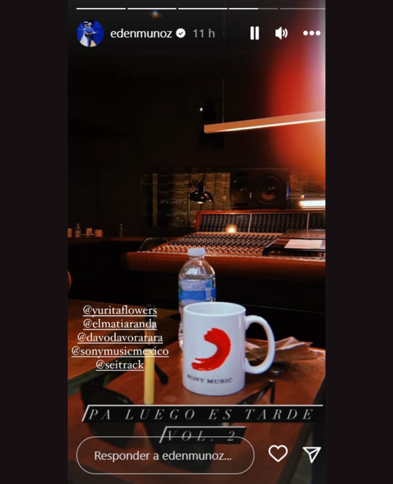 Yuridia estrenará su nuevo disco "Pa Luego Es Tarde Vol. 2" y Edén Muñoz lo producirá.