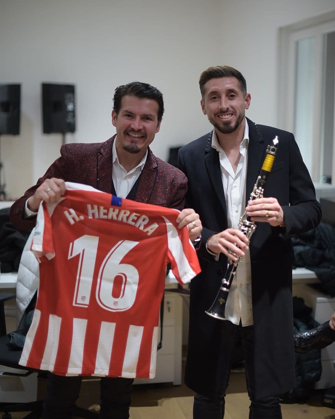 El futbolista mexicano Héctor Herrera fue un invitado de lujo por parte de El Recodo.