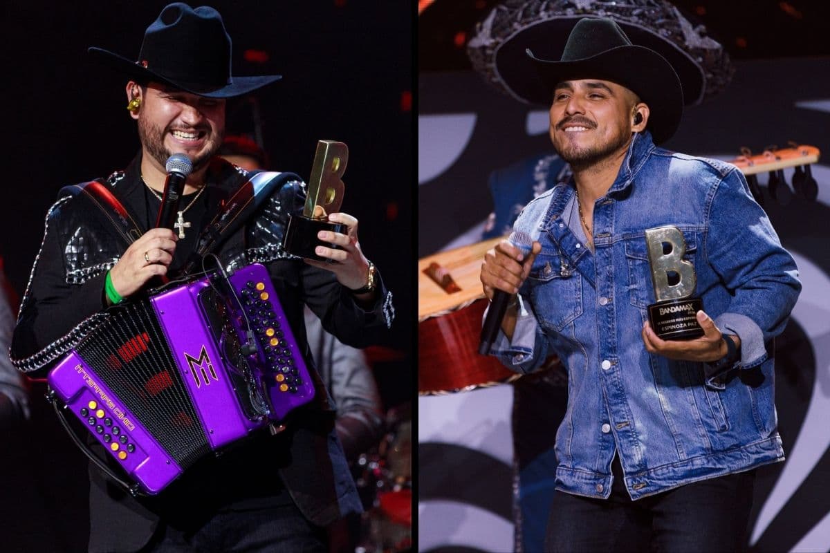 Eden Muñoz y Espinoza Paz fueron algunos de los ganadores de lo Premios Bandamax 2022.