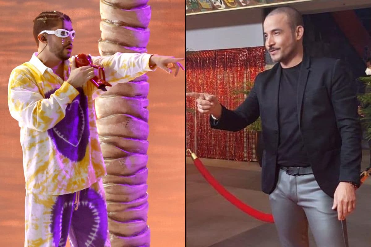 Germán Montero publicó un video haciendo los mismos gestos que Bad Bunny.