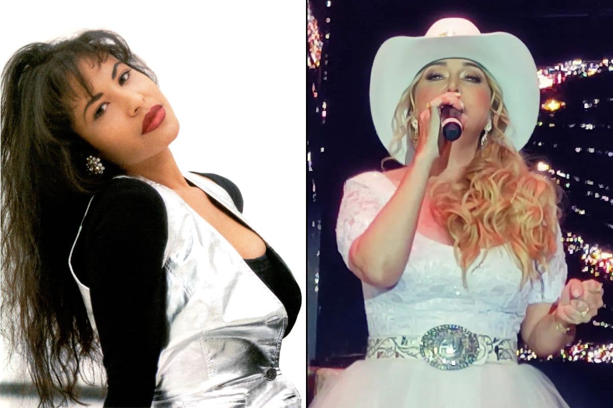 Asi se conocierotn Alicia Villarreal y Selena Quintanilla.