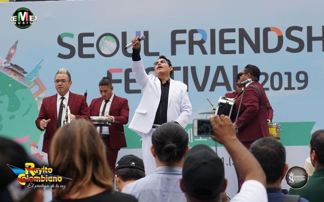 Rayito Colombiano se presentó el pasado 30, 31 de agosto, y el 1 de septiembre en suelo surcoreano.