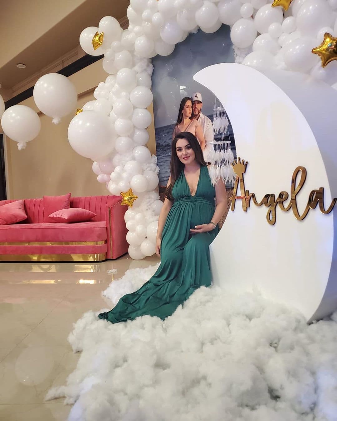 A inicios de septiembre, se le realizó a la mamá y a la bebé un baby shower que contó con una espectacular decoración y recepción.