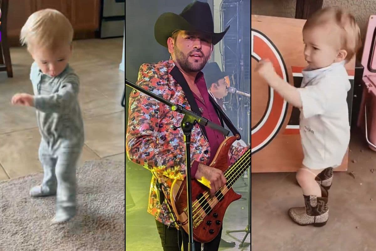 Bebé baila "La Chona" de Los Tucanes de Tijuana.