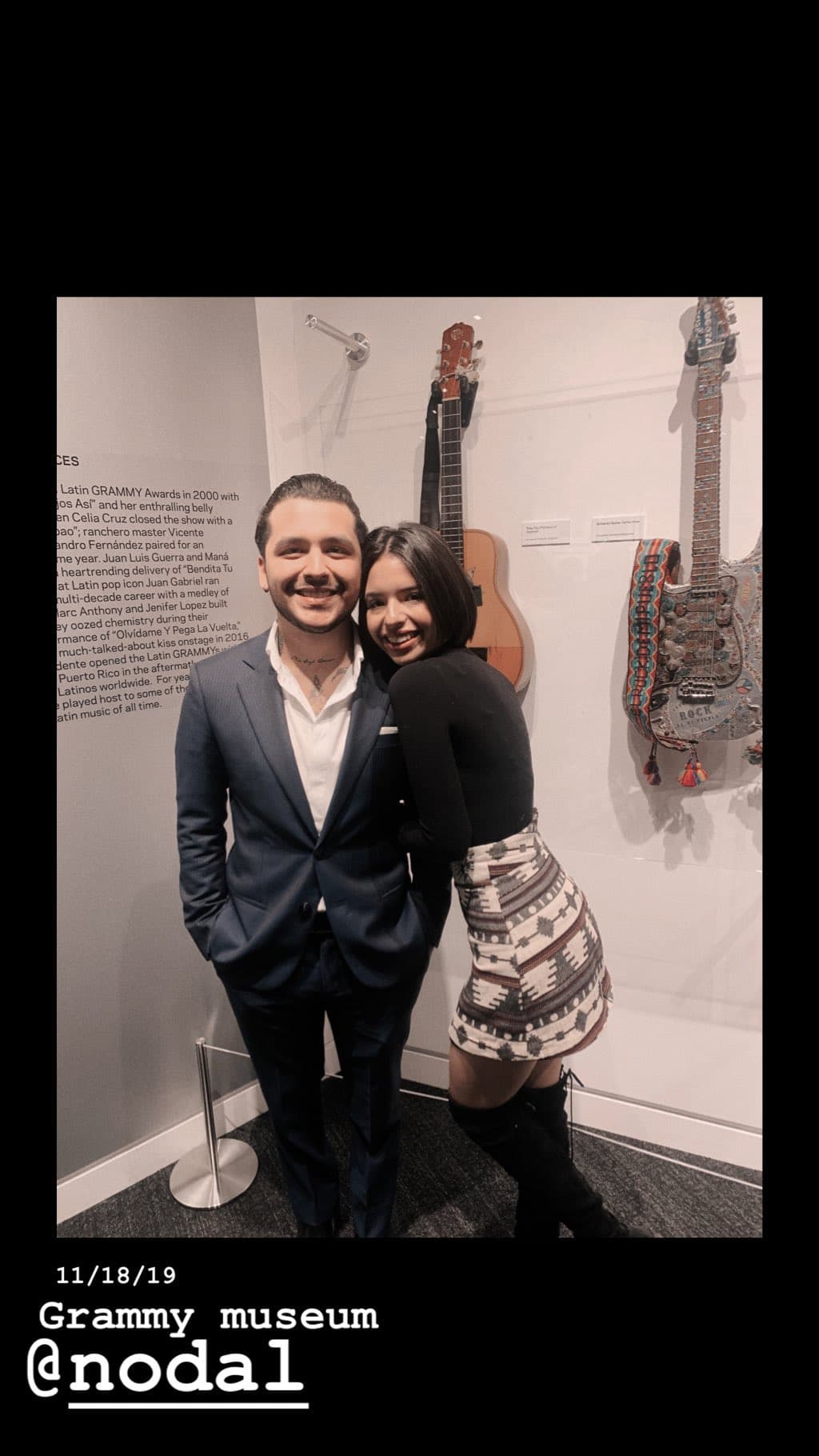 Ambos se reencontraron, después de su presentación en los Premios de la Radio, donde compartieron escenario.