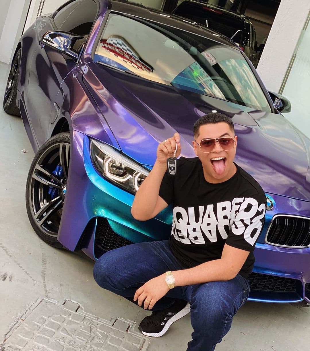 Eduin Caz se dijo emocionado con la "nueva cara" de su automóvil.