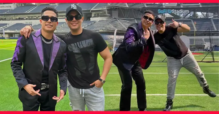 Eduin Caz conoce a su doble y hasta le presenta a Grupo Firme | Shows ...